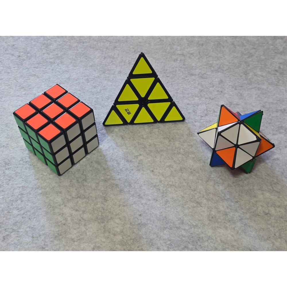 Rubiks Cube and Puzzle Collection 3D Brain Teaser Toys
